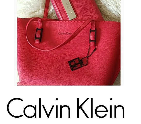 Calvin Klein Handbags - Hot Pink Calvin Klein Crossbody Purse & Wallet